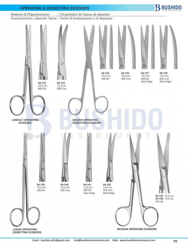 Operating&Dissecting Scissors